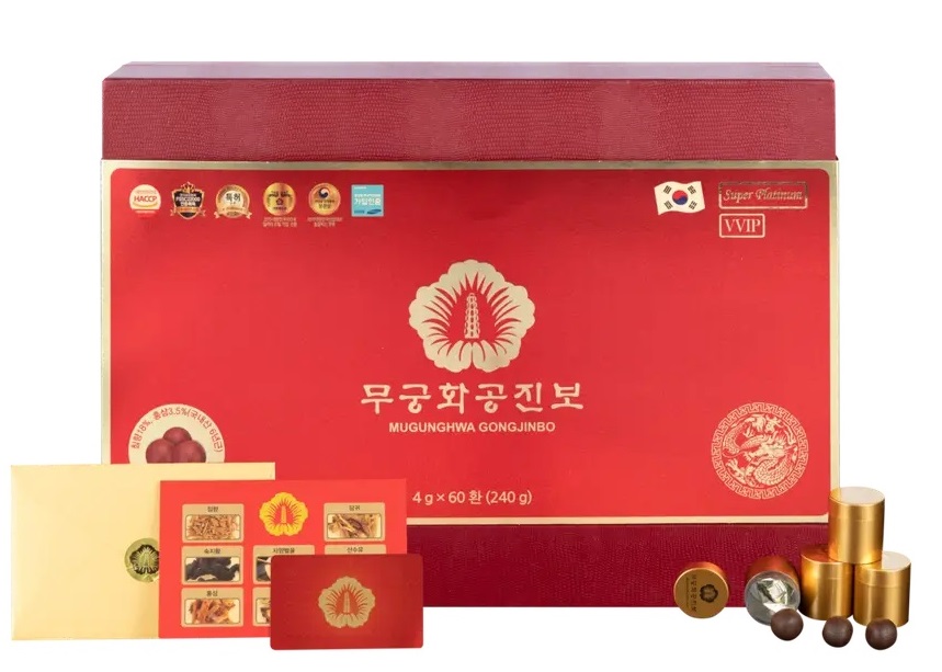 An Cung Chính Phủ Mugunghwa Gongjinbo Hàn Quốc (Hộp 60 Viên)