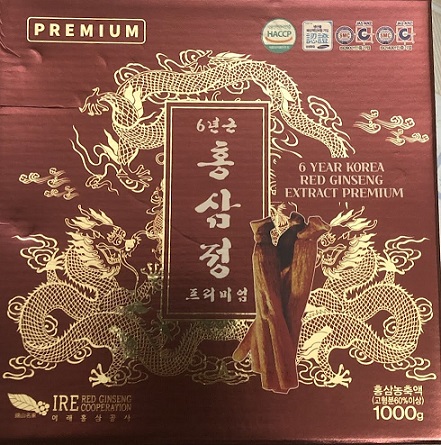 Cao Hồngg Sâm hũ 1000gr IRE 6 year Red Ginseng premium