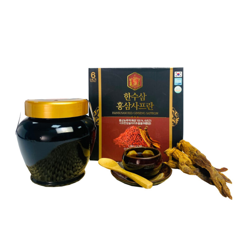 Cao Hồng Sâm Nhụy Hoa Nghệ Tây Hansusam Red Ginseng Saffron Hàn