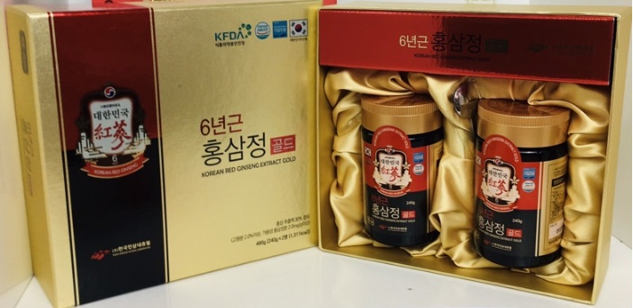 Cao hồng sâm VIP CP hộp 2 lọ x 250gr korea red ginseng Korea Ginseng Extract Gold