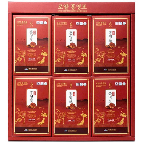 Nước Hồng Sâm Linh Chi Daesan Hàn Quốc 30 gói x 70ml- royal korea red ginseng lingzhi drink