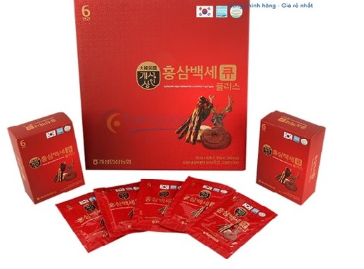 Nước Hồng Sâm Nhung Hươu Linh Chi Q Plus Hàn Quốc - Korean Red Ginseng Eternity Q Plus 