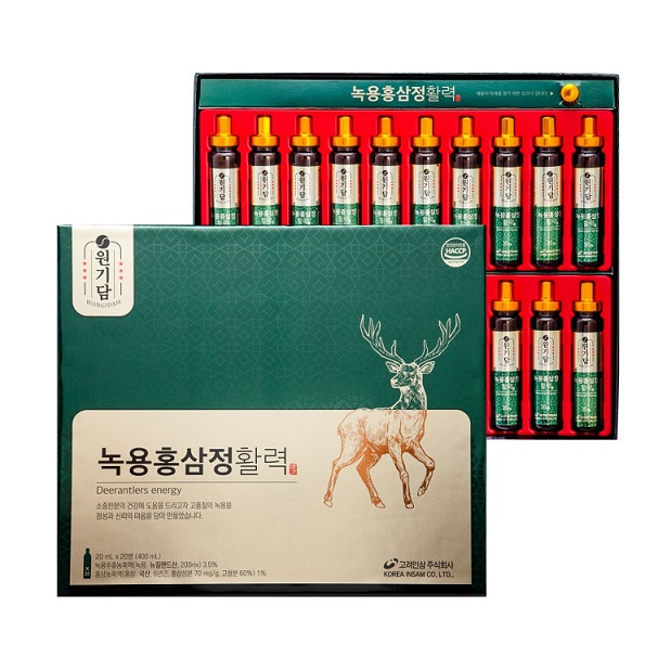 Nước sâm nhung Wonkidam Green Dragon Red Ginseng Vitality