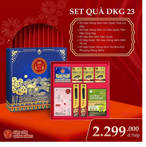 Set Quà Tặng Hồng Sâm Hàn Quốc Cao Cấp - DKG 23- Lộc Thịnh Gia Khang