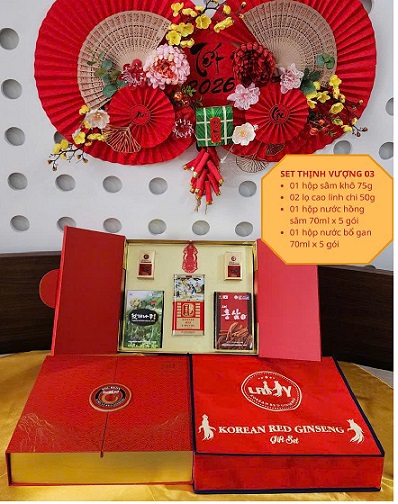 Set Quà Tặng Hồng Sâm Hàn Quốc Cao Cấp –Thịnh vượng 3- Lộc Thịnh Gia Khang