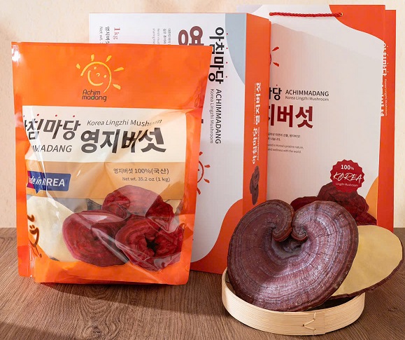 Nấm Linh Chi Đỏ Nguyên Tai Cao Cấp Achimmadang Korea Lingzhi Mushroom Hàn Quốc