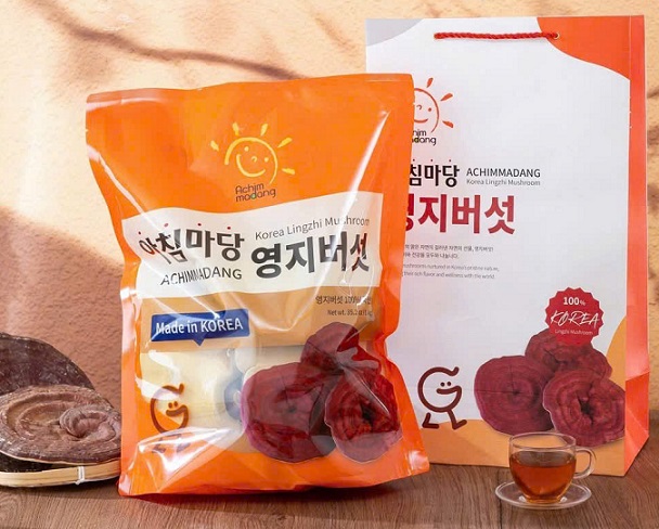 Nấm Linh Chi Đỏ Nguyên Tai Cao Cấp Achimmadang Korea Lingzhi Mushroom Hàn Quốc