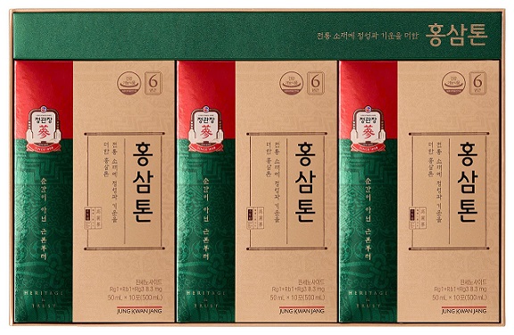 Nước hồng sâm Hàn Quốc pha sẵn KGC Tonic Origin 30 gói x 50ml