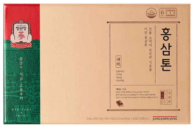 Nước hồng sâm Hàn Quốc pha sẵn KGC Tonic Origin 30 gói x 50ml