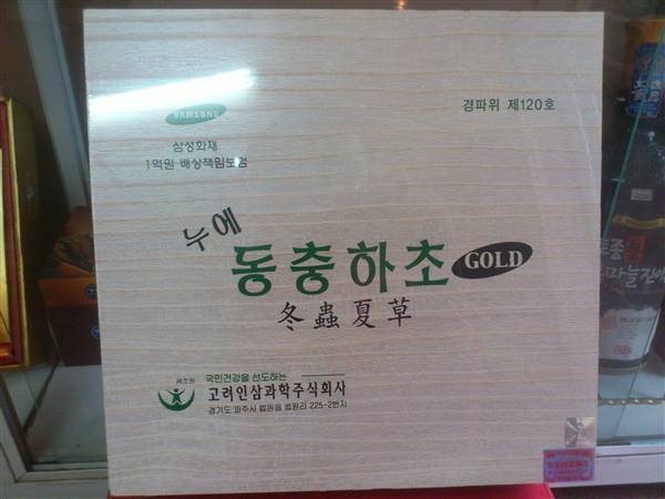 Đông trùng hạ thảo hộp gỗ BIO - Silk-worm DongchoongHaCho - Gold