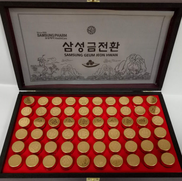 Bổ não SAMSUNG GEUM JEON HWAN Hàn Quốc hộp gỗ 60 viên * 3.75g 
