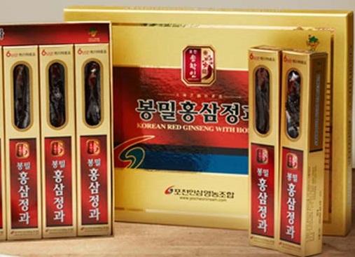 Hồng sâm củ mật ong Pocheon -korea red ginseng with honey