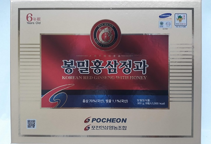 Hồng sâm củ mật ong Pocheon -korea red ginseng with honey