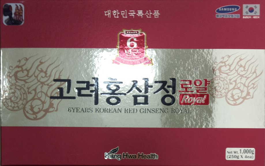 Cao hồng 4 lọ đỏ KangHwa Health 6 years red ginseng Royal 