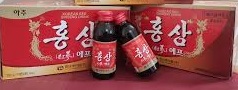 Nước uống hồng sâm chai HANAM 10 chai * 100 lm Korea red ginseng