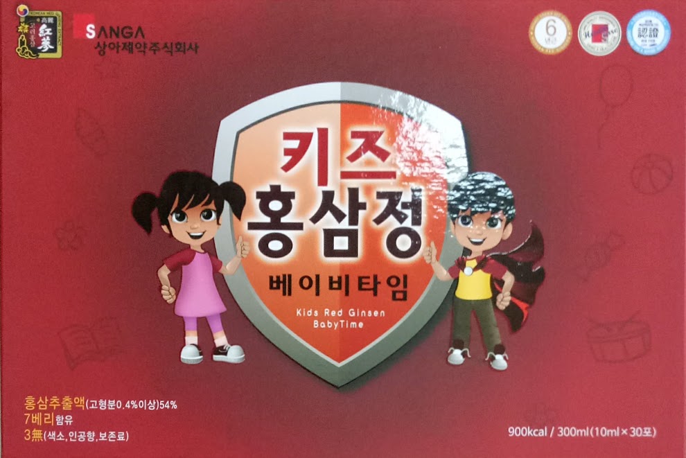 Hồng sâm cho trẻ em Sang A- Kids red ginsen baby time