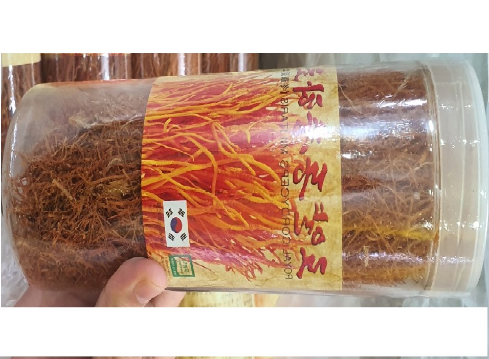 sợi đông trùng hạ thảo nguyên thể khô - trà Đông trùng hạ thảo dạng bông Hàn Quốc 100 gr