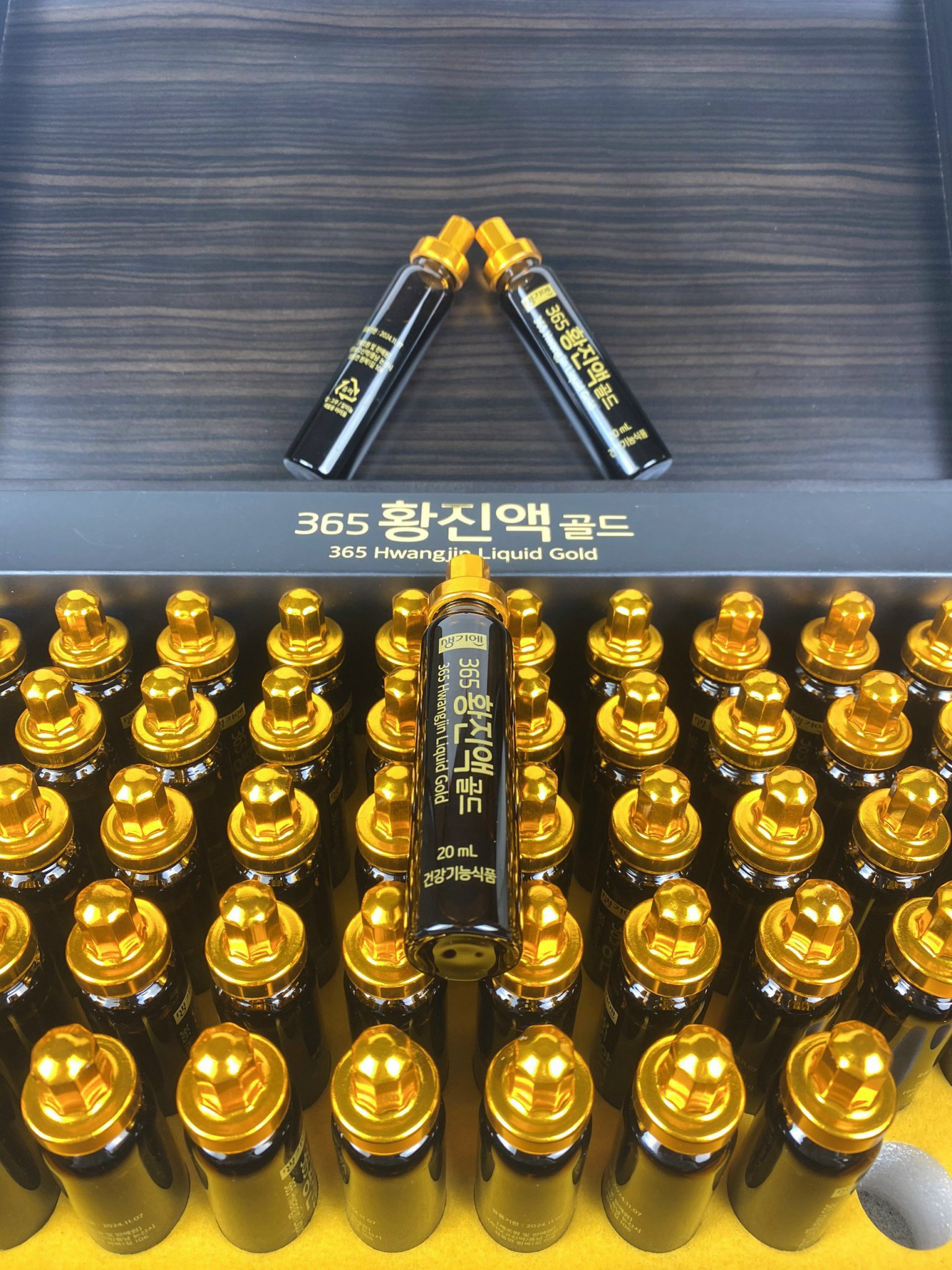 Nước BỔ DƯỢC TĂNG LỰC ĐÔNG TRÙNG NAM 60 tuýp 365 hwang jin liquid gold