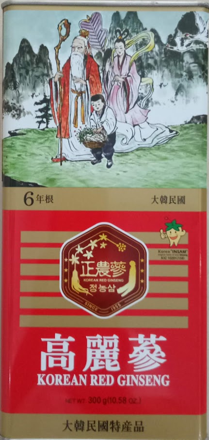 Hồng Sâm Củ Khô JUNGNONG INSAM 300g -10 Củ