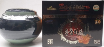 Cao Hắc Sâm Đông Trùng Kanghwa hũ 1000gr Black Red Ginseng Cordyceps Militaris Royal Gold