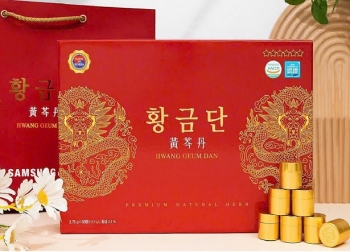 Bổ não hoạt huyết chống đột quỵ 30 viên HWANG GEUM DAN premium natural herb hộp đỏ