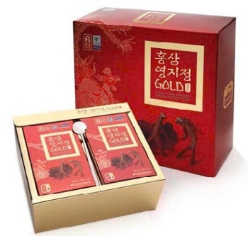 Cao Hồng Sâm Linh Chi 240g x 2 Lọ Hộp Đỏ Pocheon