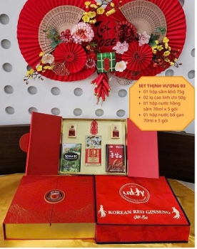 Set Quà Tặng Hồng Sâm Hàn Quốc Cao Cấp –Thịnh vượng 3- Lộc Thịnh Gia Khang