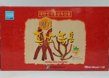Chai nước hồng sâm nhung Hươu - Wongi red ginseng