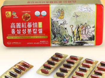 Viên hồng sâm hàn quốc Kgs - Hộp sắt 120 viên