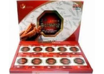 HỒNG SÂM LÁT 6 TẨM MẬT ONG HÔP 10 GÓI x 20G