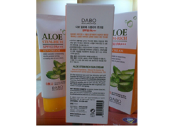 KEM CHỐNG NẮNG DƯỠNG DA LÔ HỘI DABO SPF50 PA+++ ALOE STEM-RICH