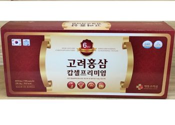 ​Viên hồng sâm đông trùng Daedong 120 viên - Korea Red Ginseng Capsule Premium