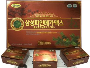 Viên tinh dầu thông đỏ SAMSUNG PHARM Keukdong Hàn Quốc
