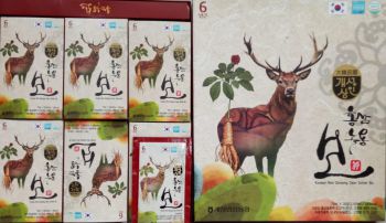 Nước hồng sâm nhung hươu Gaesung merchant- Korea red ginseng deer Antler Bo