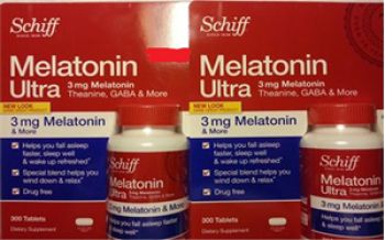 VITAMIN GIẢM STRESS, MẤT NGỦ CỦA MỸ - SCHIFF MELATONIN ULTRA 3 MG HỘP 300 VIÊN