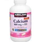 Calcium Kirkland 600mg + D3: Hộp 500 viên