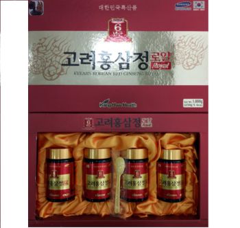 Cao hồng 4 lọ đỏ KangHwa Health 6 years red ginseng Royal